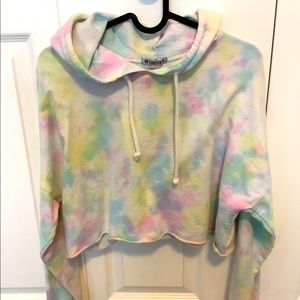 Tye Dye Crop Hoodie